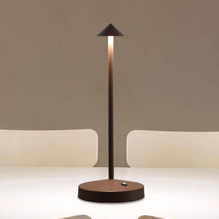 Stornfield | Modern Simplicity Acrylic Cylindrical Round Iron LED Triangle Table Lamp for Living Room