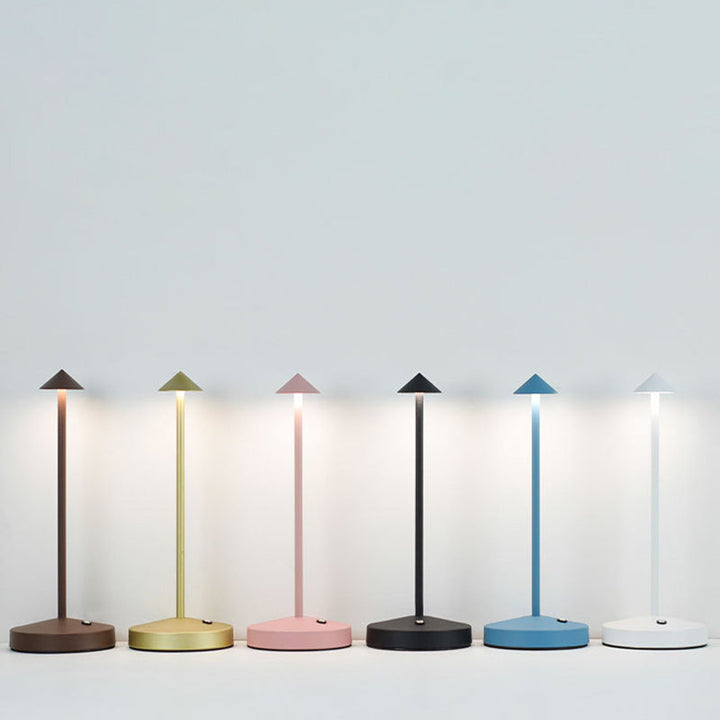 Stornfield | Modern Simplicity Acrylic Cylindrical Round Iron LED Triangle Table Lamp for Living Room
