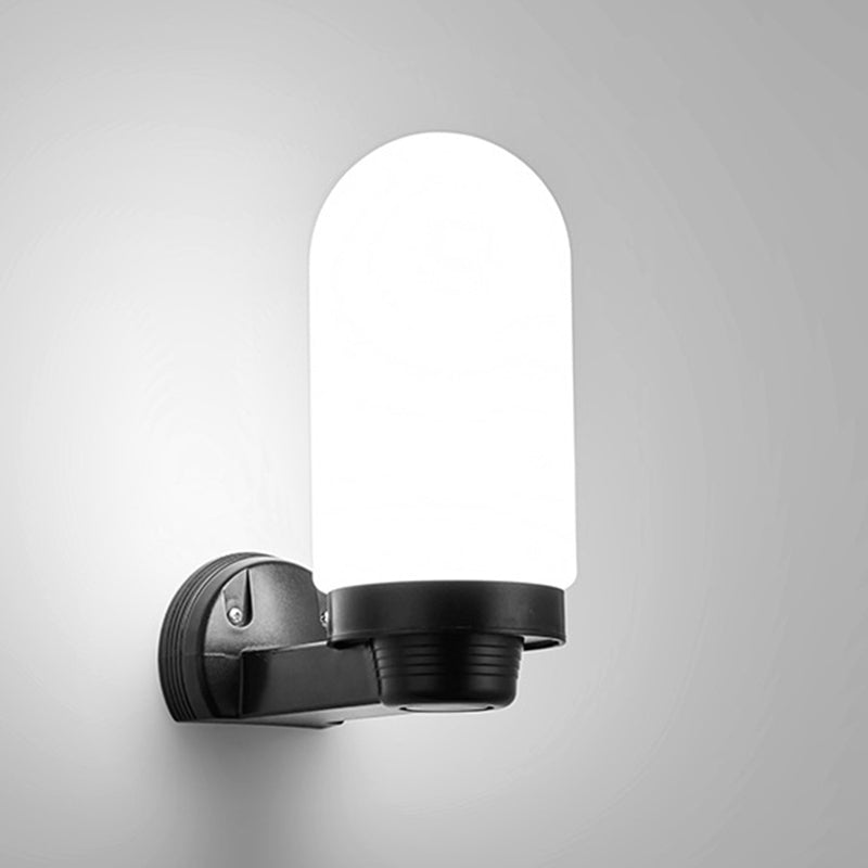 Modern Simplicity Flower Cone Square Cylinder Ball Acrylic ABS Iron 1-Light Wall Sconce Lamp For Outdoor Patio | Stornfield