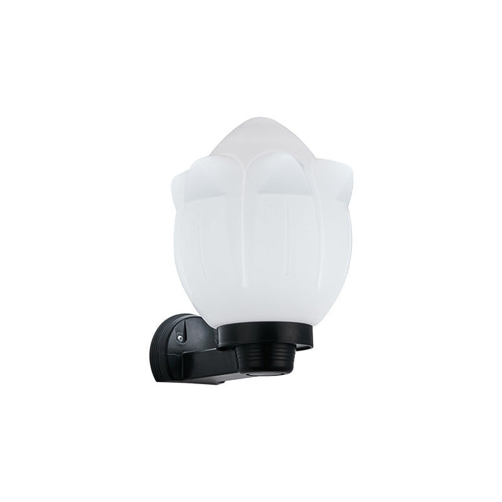 Modern Simplicity Flower Cone Square Cylinder Ball Acrylic ABS Iron 1-Light Wall Sconce Lamp For Outdoor Patio | Stornfield