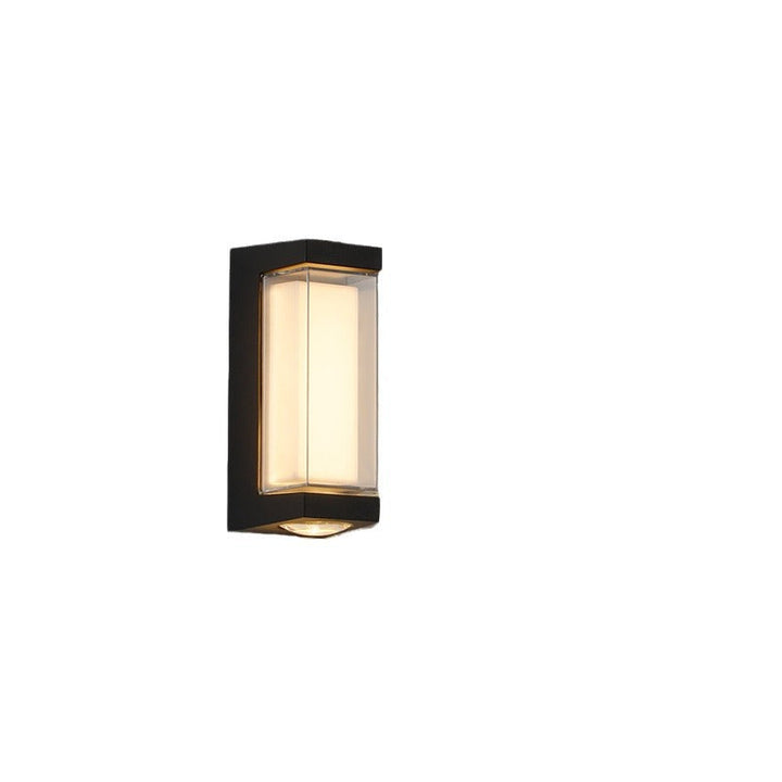 Modern Simplicity Rectangle Round Diamond PC Aluminum LED Wall Sconce Lamp For Garden | Stornfield