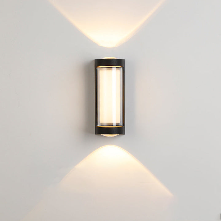 Modern Simplicity Rectangle Round Diamond PC Aluminum LED Wall Sconce Lamp For Garden | Stornfield