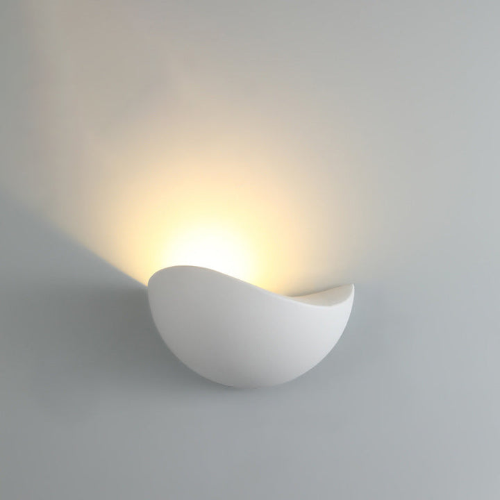 Modern Minimalist Triangle Bird's Nest Half Circle Waterproof Aluminum LED Wall Sconce Lamp For Outdoor Patio | Stornfield