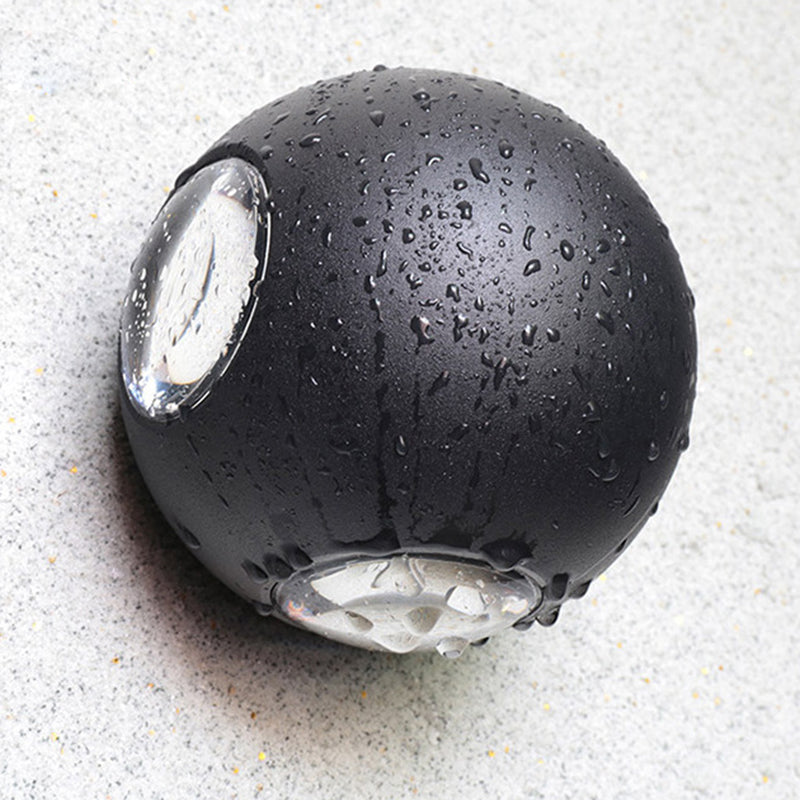 Modern Minimalist Round Square Orb Lens Aluminum LED Wall Sconce Lamp For Garden | Stornfield