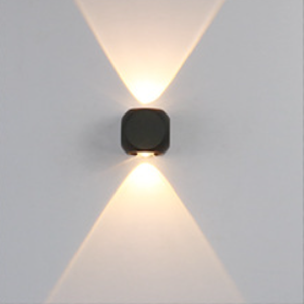 Modern Minimalist Round Square Orb Lens Aluminum LED Wall Sconce Lamp For Garden | Stornfield