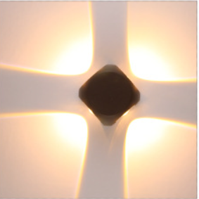 Modern Minimalist Round Square Orb Lens Aluminum LED Wall Sconce Lamp For Garden | Stornfield