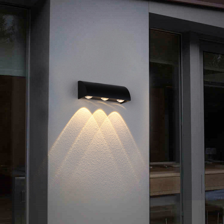Modern Simplicity Waterproof Arched Cylindrical Aluminium PC LED Wall Sconce Lamp For Outdoor Patio | Stornfield