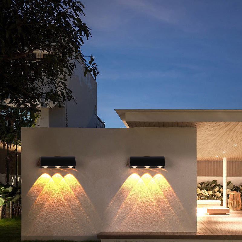 Modern Simplicity Waterproof Arched Cylindrical Aluminium PC LED Wall Sconce Lamp For Outdoor Patio | Stornfield
