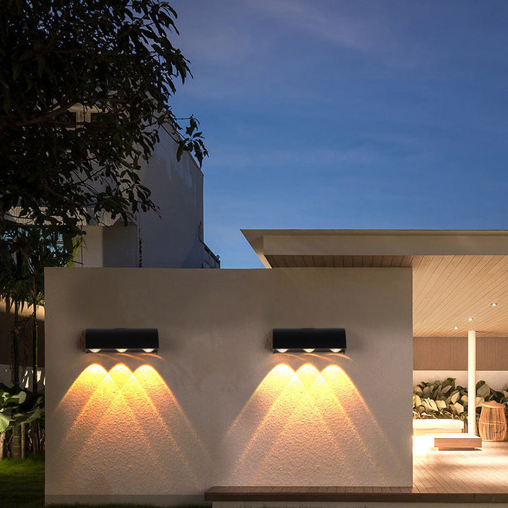 Modern Simplicity Waterproof Arched Cylindrical Aluminium PC LED Wall Sconce Lamp For Outdoor Patio | Stornfield