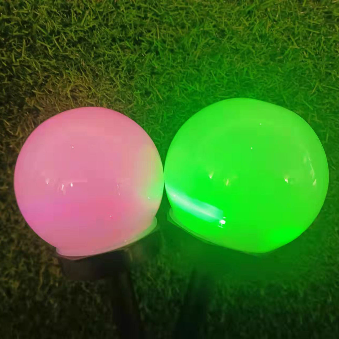 Modern Minimalist Solar Waterproof ABS Ball LED Landscape Lighting Outdoor Light For Garden | Stornfield
