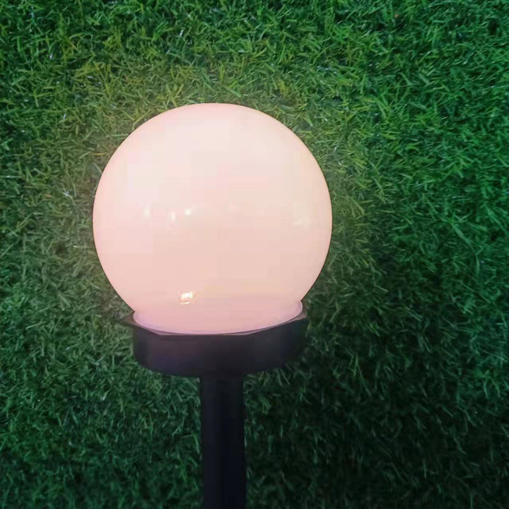 Modern Minimalist Solar Waterproof ABS Ball LED Landscape Lighting Outdoor Light For Garden | Stornfield