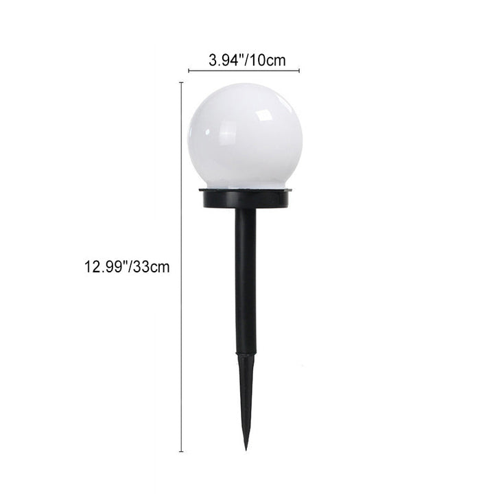 Modern Minimalist Solar Waterproof ABS Ball LED Landscape Lighting Outdoor Light For Garden | Stornfield
