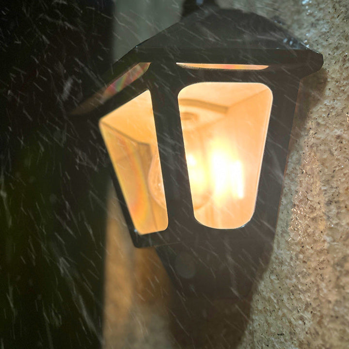 Contemporary Retro Solar Waterproof ABS Lighthouse LED Wall Sconce Lamp For Outdoor Patio | Stornfield