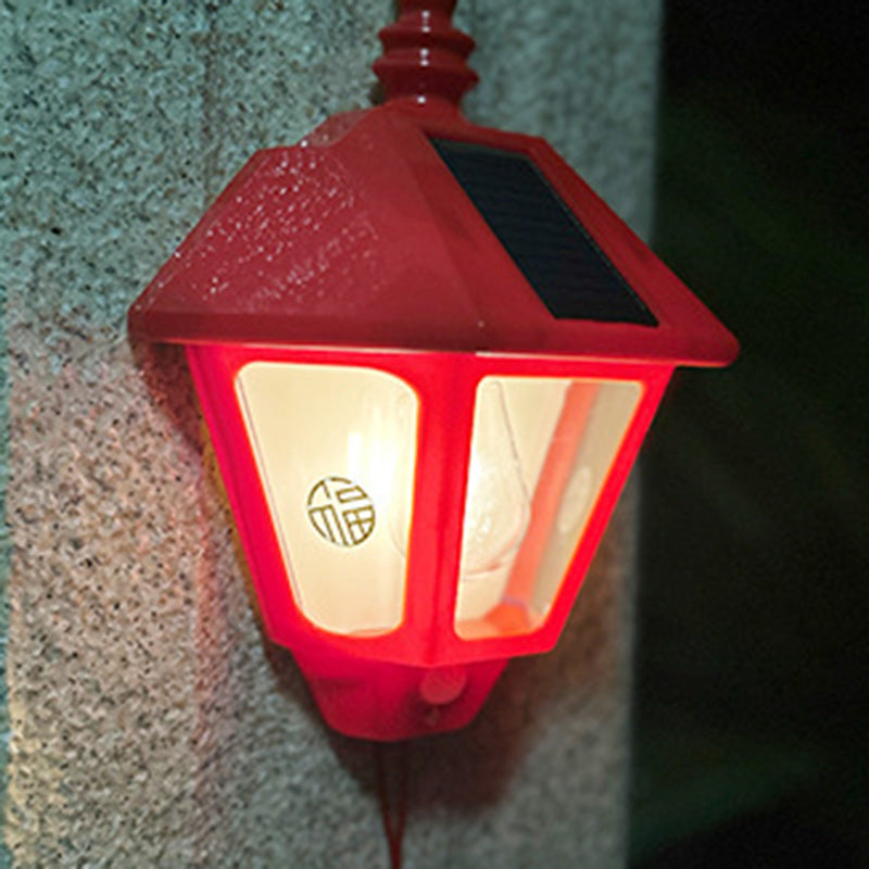 Contemporary Retro Solar Waterproof ABS Lighthouse LED Wall Sconce Lamp For Outdoor Patio | Stornfield