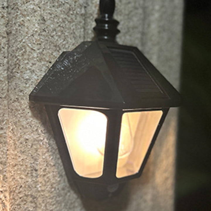 Contemporary Retro Solar Waterproof ABS Lighthouse LED Wall Sconce Lamp For Outdoor Patio | Stornfield