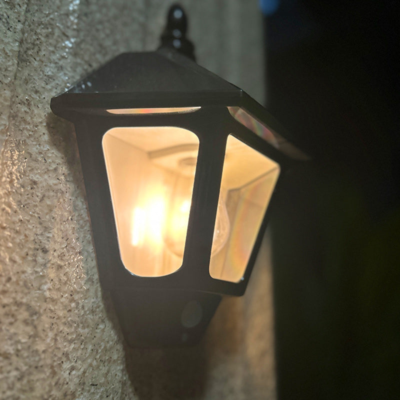 Contemporary Retro Solar Waterproof ABS Lighthouse LED Wall Sconce Lamp For Outdoor Patio | Stornfield