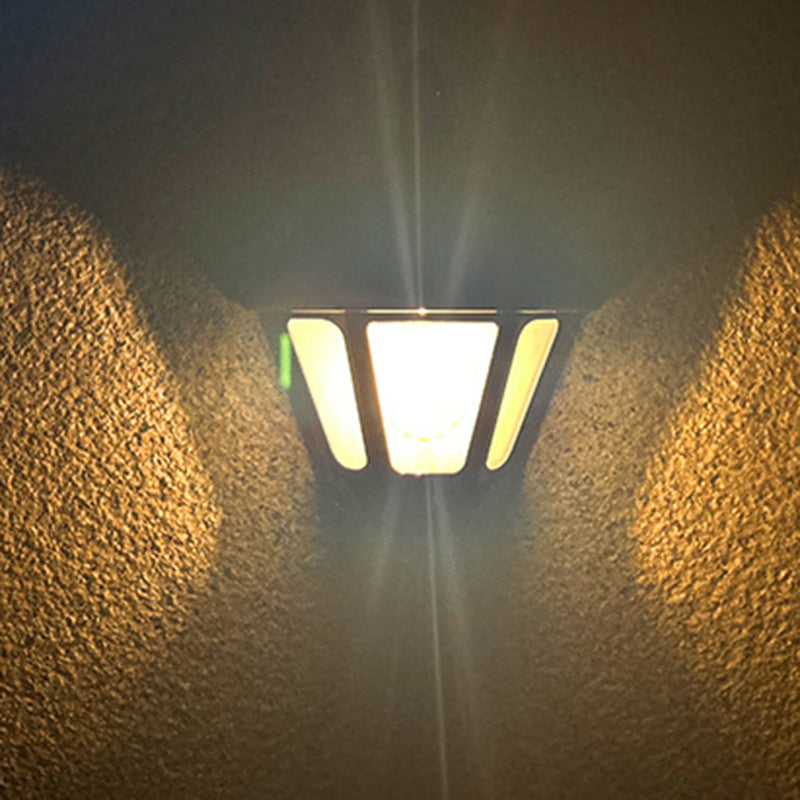 Contemporary Retro Solar Waterproof ABS Lighthouse LED Wall Sconce Lamp For Outdoor Patio | Stornfield