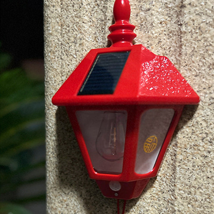 Contemporary Retro Solar Waterproof ABS Lighthouse LED Wall Sconce Lamp For Outdoor Patio | Stornfield