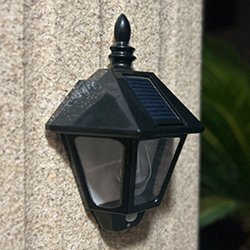 Contemporary Retro Solar Waterproof ABS Lighthouse LED Wall Sconce Lamp For Outdoor Patio | Stornfield