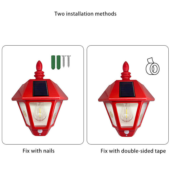 Contemporary Retro Solar Waterproof ABS Lighthouse LED Wall Sconce Lamp For Outdoor Patio | Stornfield