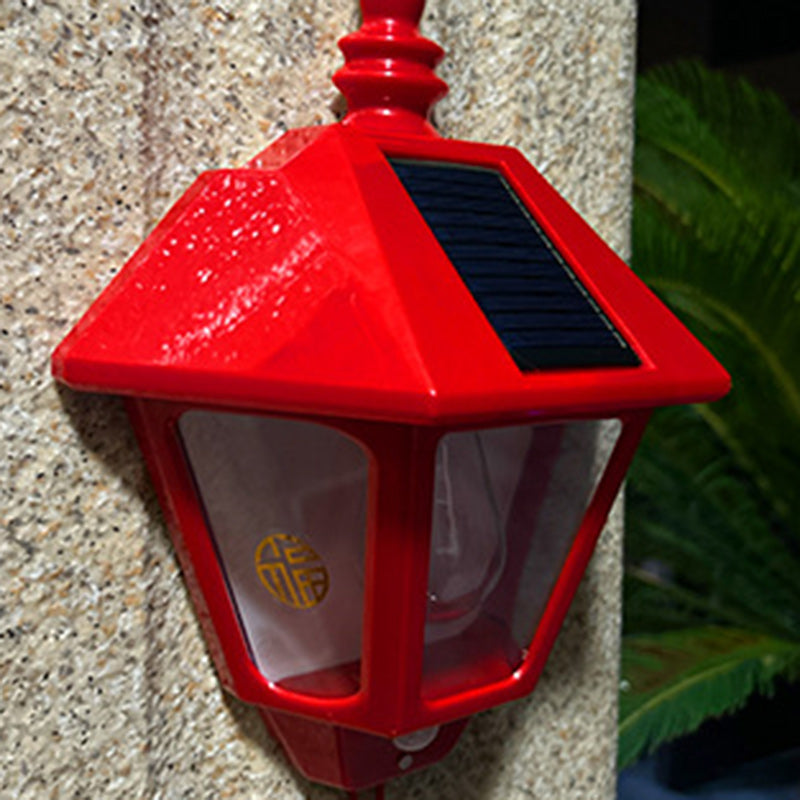 Contemporary Retro Solar Waterproof ABS Lighthouse LED Wall Sconce Lamp For Outdoor Patio | Stornfield