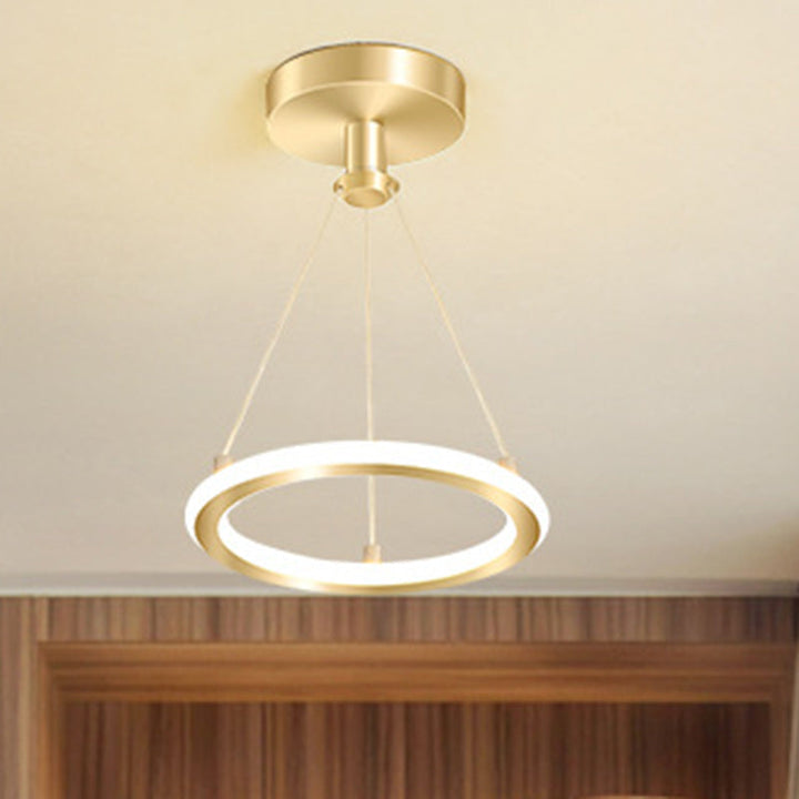 Stornfield | Luminaire de plafond semi-encastrée en métal rond contemporain Nordic Silica LED pour couloir