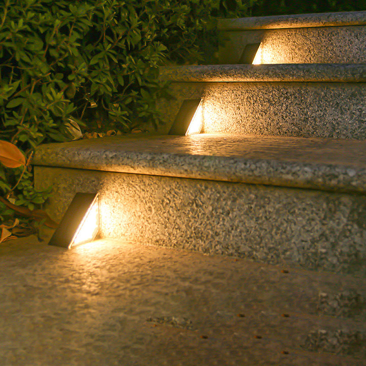 Modern Simplicity Solar Waterproof ABS PS Triangle LED Landscape Lighting Outdoor Light For Outdoor Patio | Stornfield