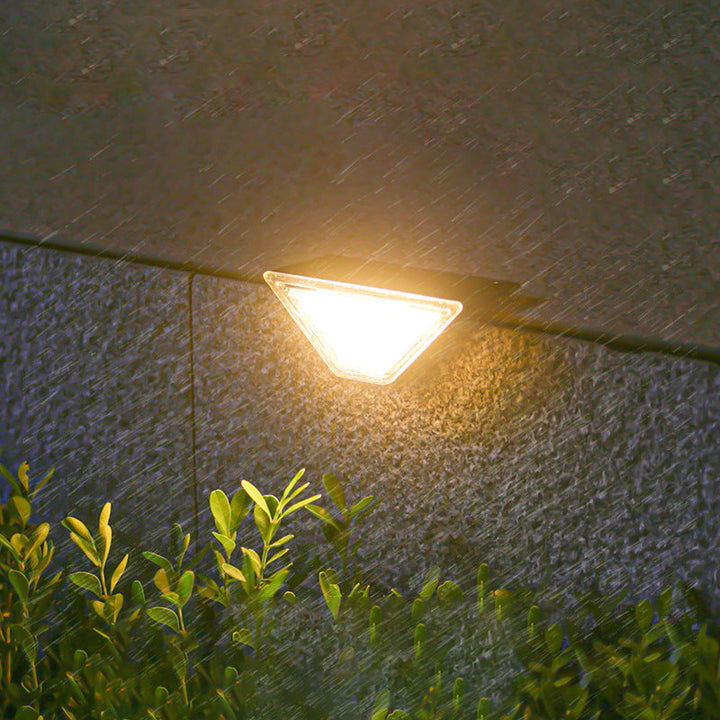 Modern Simplicity Solar Waterproof ABS PS Triangle LED Landscape Lighting Outdoor Light For Outdoor Patio | Stornfield