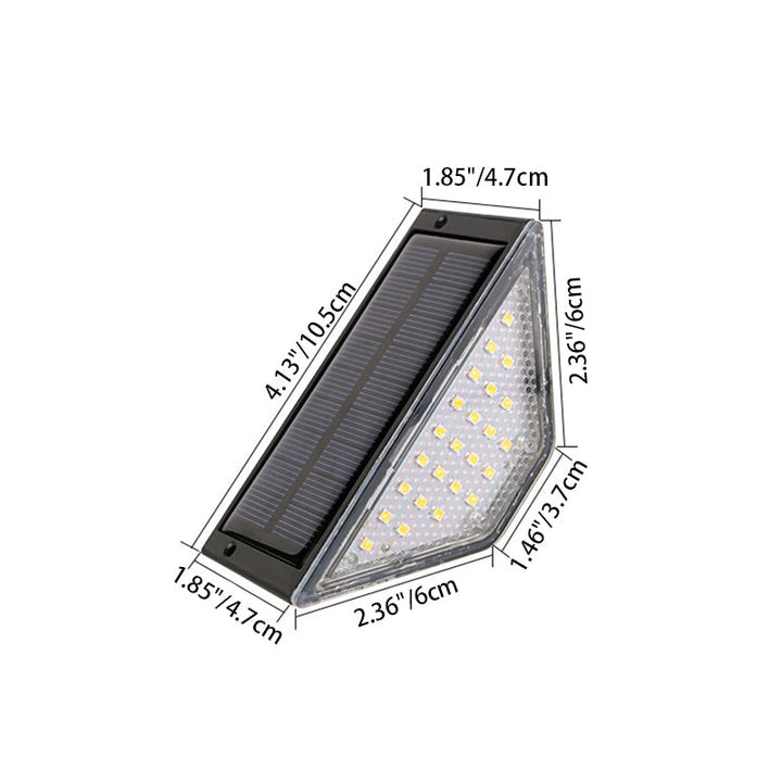 Modern Simplicity Solar Waterproof ABS PS Triangle LED Landscape Lighting Outdoor Light For Outdoor Patio | Stornfield