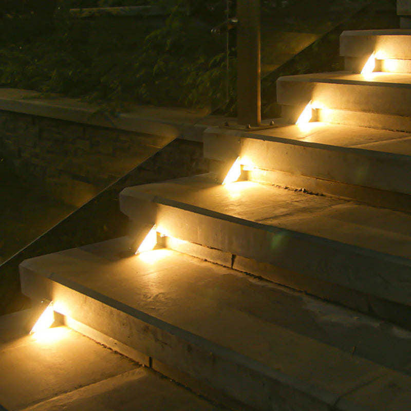 Modern Simplicity Solar Waterproof ABS PS Triangle LED Landscape Lighting Outdoor Light For Outdoor Patio | Stornfield