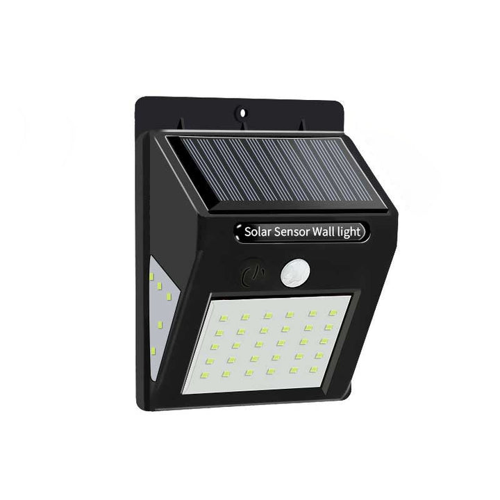 Modern Simplicity Solar Waterproof Motion Sensor ABS Rectangular LED Wall Sconce Lamp For Outdoor Patio | Stornfield