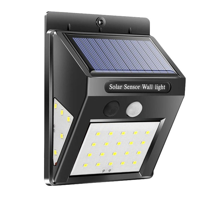 Modern Simplicity Solar Waterproof Motion Sensor ABS Rectangular LED Wall Sconce Lamp For Outdoor Patio | Stornfield