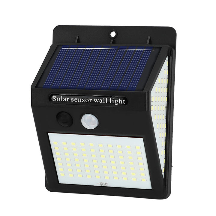 Modern Simplicity Solar Waterproof Motion Sensor ABS Rectangular LED Wall Sconce Lamp For Outdoor Patio | Stornfield