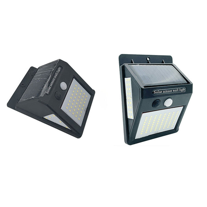 Modern Simplicity Solar Waterproof Motion Sensor ABS Rectangular LED Wall Sconce Lamp For Outdoor Patio | Stornfield