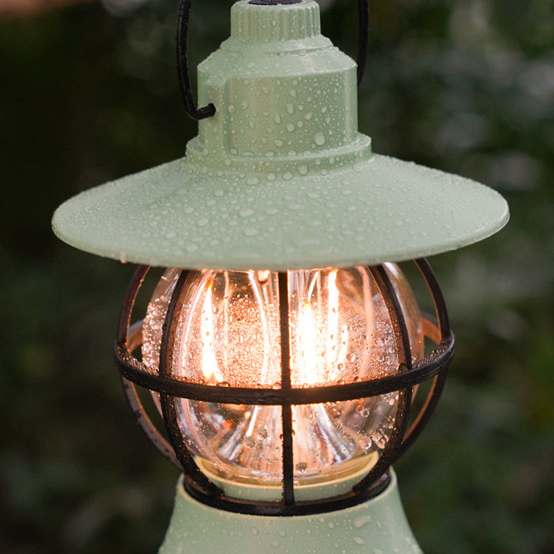 Contemporary Retro Waterproof Rechargeable/Battery ABS PS PP Steel Lantern Hanging LED Table Lamp Outdoor Light For Garden | Stornfield