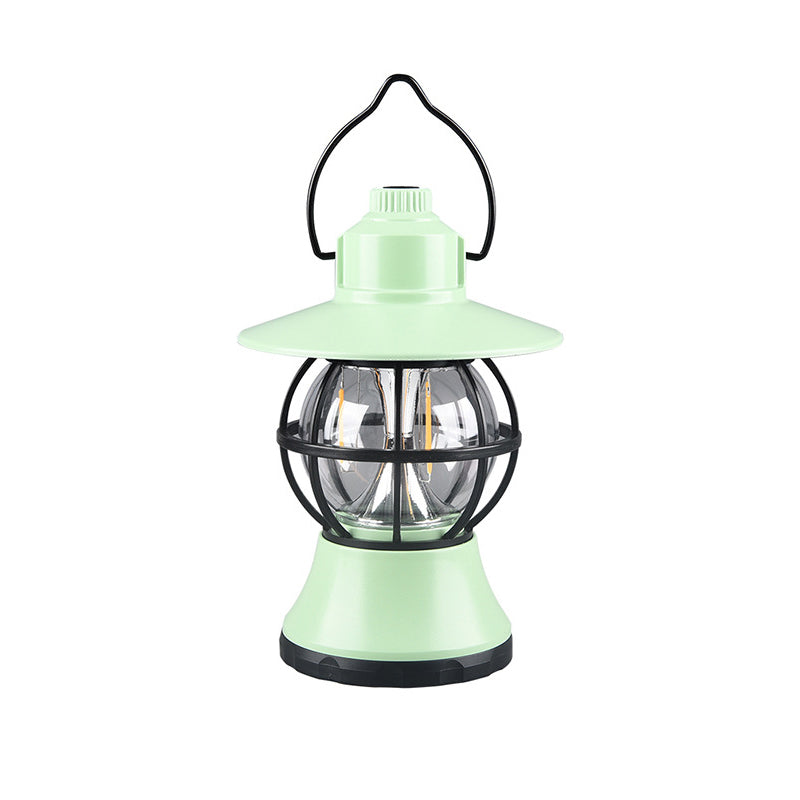 Contemporary Retro Waterproof Rechargeable/Battery ABS PS PP Steel Lantern Hanging LED Table Lamp Outdoor Light For Garden | Stornfield