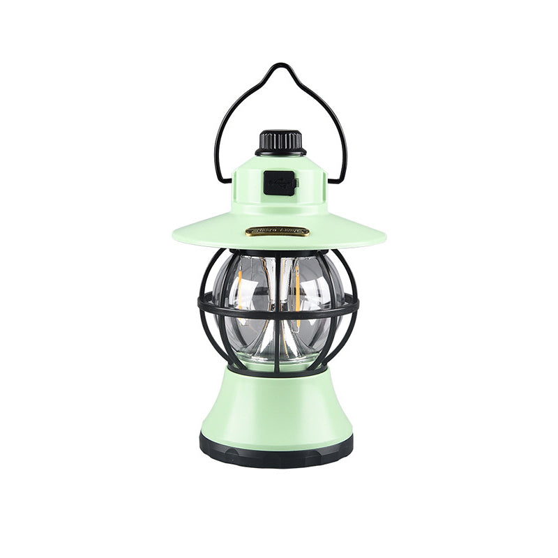 Contemporary Retro Waterproof Rechargeable/Battery ABS PS PP Steel Lantern Hanging LED Table Lamp Outdoor Light For Garden | Stornfield