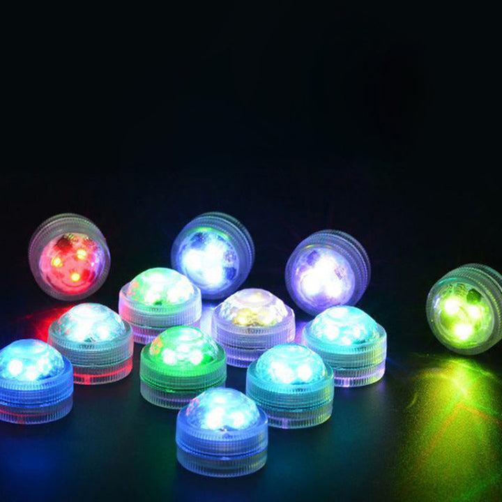 Stornfield | Modern Simplicity Waterproof Battery PS Round Submersible LED Landscape Light Outdoor for Outdoor Patio
