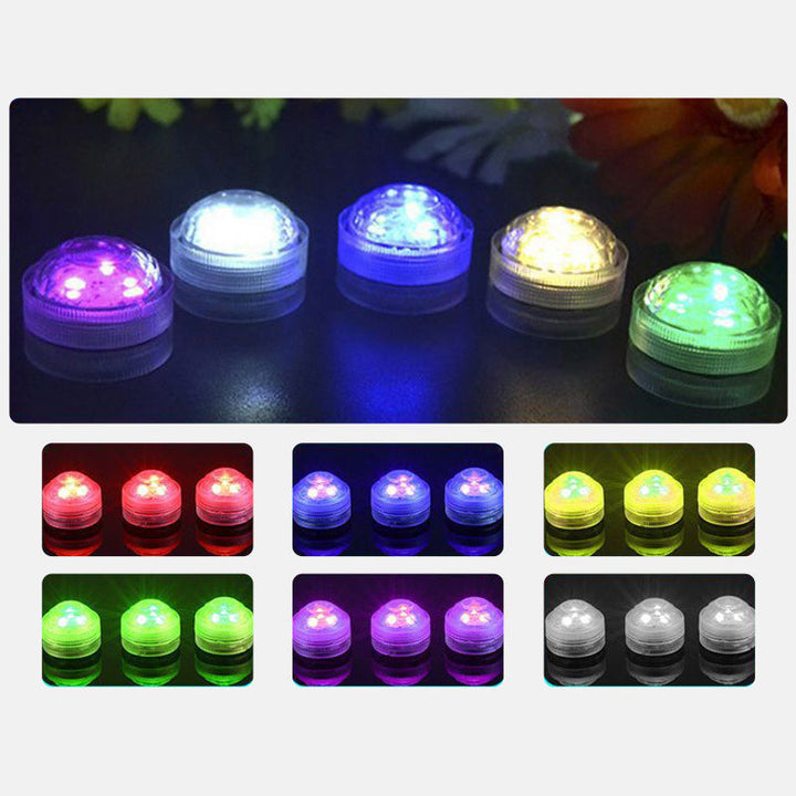 Stornfield | Modern Simplicity Waterproof Battery PS Round Submersible LED Landscape Light Outdoor for Outdoor Patio