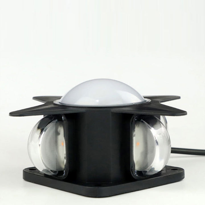 Contemporary Creative Waterproof Aluminum Acrylic PC Cross Star LED Wall Sconce Lamp For Outdoor Patio | Stornfield