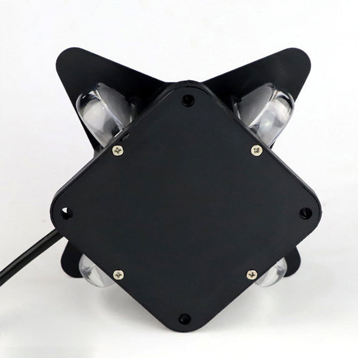 Contemporary Creative Waterproof Aluminum Acrylic PC Cross Star LED Wall Sconce Lamp For Outdoor Patio | Stornfield