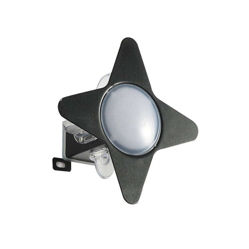 Contemporary Creative Waterproof Aluminum Acrylic PC Cross Star LED Wall Sconce Lamp For Outdoor Patio | Stornfield
