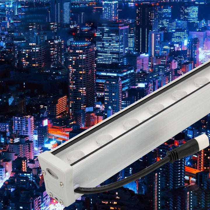 Modern Simplicity Waterproof Aluminum Reinforced Glass Strip Rectangular LED Wall Sconce Lamp For Outdoor Patio | Stornfield