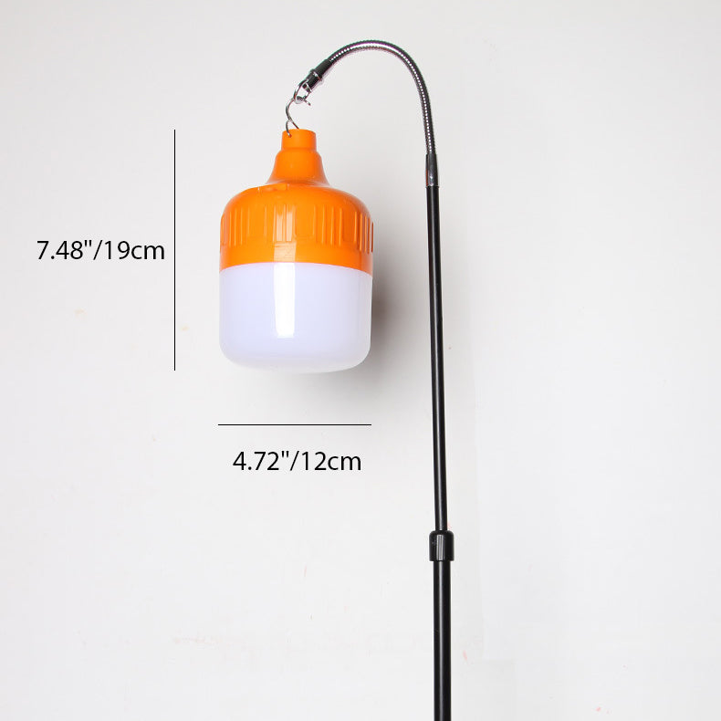 Modern Simplicity Rechargeable ABS Metal Cylinder Hanging LED Outdoor Light For Garden | Stornfield