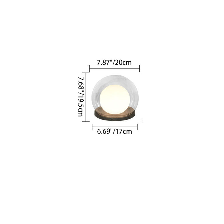 Modern Simplicity Solar Waterproof Stainless Steel PE PMMA Ball Moon 1-Light Outdoor Light For Garden | Stornfield