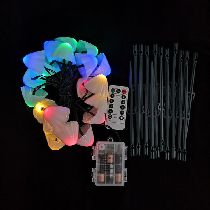 Contemporary Creative Solar Battery Waterproof PVC Mushroom LED Outdoor Light Landscape Lighting For Garden | Stornfield