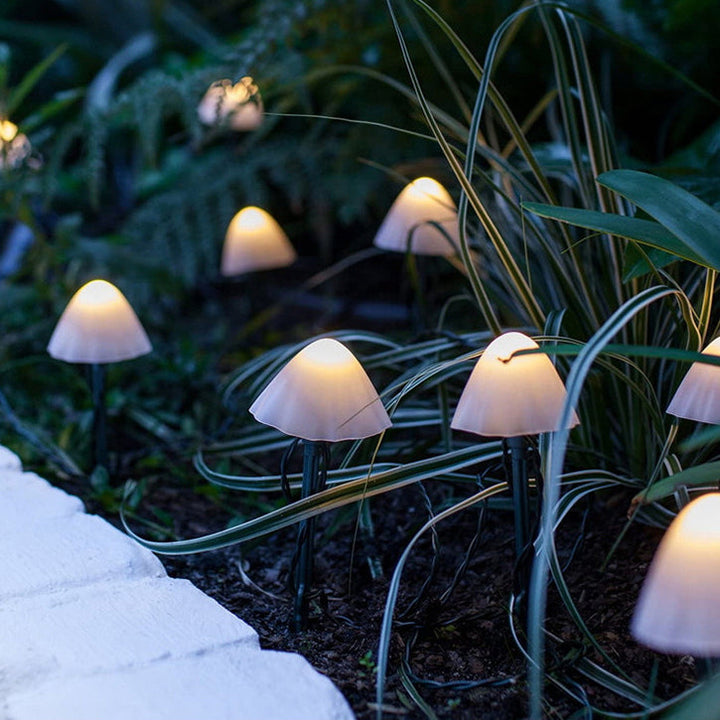 Contemporary Creative Solar Battery Waterproof PVC Mushroom LED Outdoor Light Landscape Lighting For Garden | Stornfield