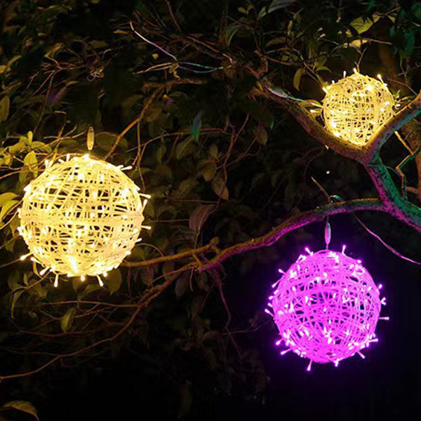 Modern Art Deco Waterproof PVC Hanging Ball Decoration LED Outdoor Pendant Light Outdoor Light For Garden | Stornfield