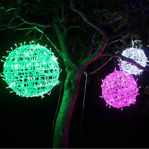 Modern Art Deco Waterproof PVC Hanging Ball Decoration LED Outdoor Pendant Light Outdoor Light For Garden | Stornfield