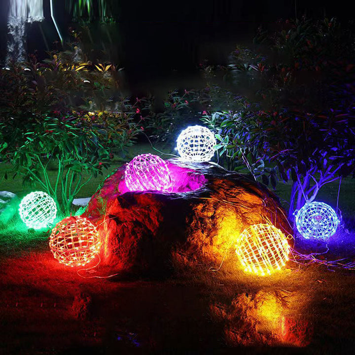 Modern Art Deco Waterproof PVC Hanging Ball Decoration LED Outdoor Pendant Light Outdoor Light For Garden | Stornfield